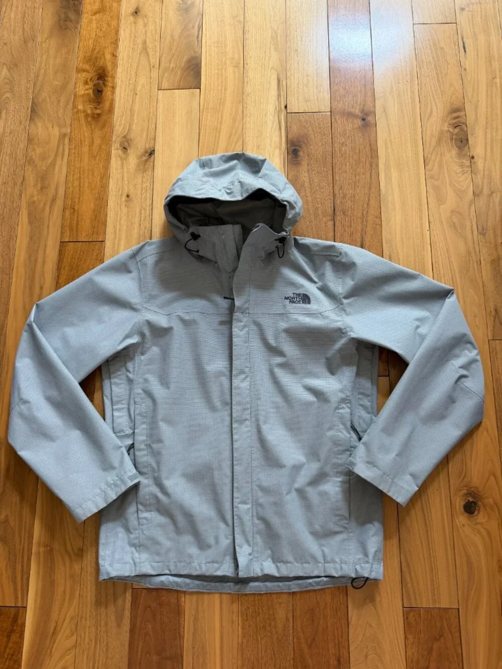 The North Face Venture Jacket Men's Medium Gray Lightweight Rain Shell